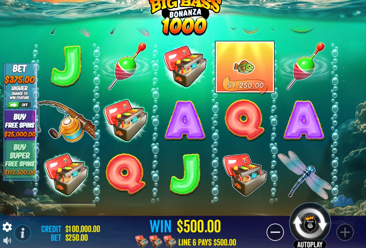 Big Bass Bonanza 1000 Slot